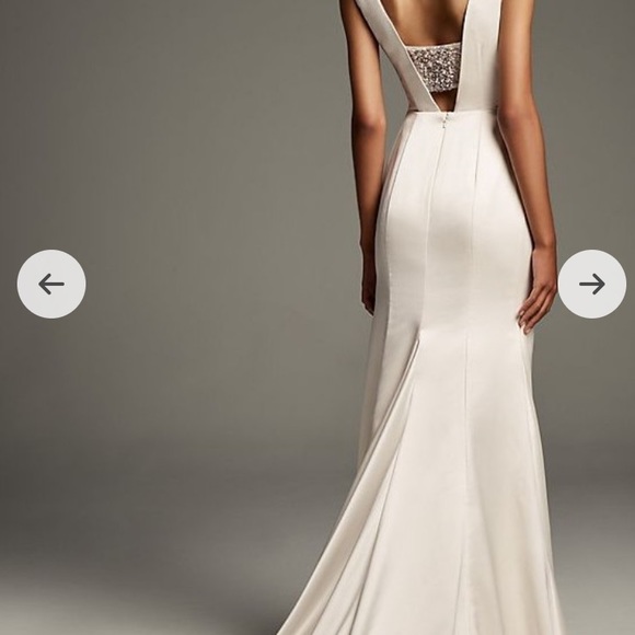 Vera Wang- white collection wedding dress size 6 - Picture 3 of 5